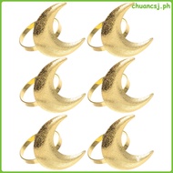 6pcs Napkin Dinner Party Moon Shape Napkin Holders Wedding Birthday Napkin chuancsj