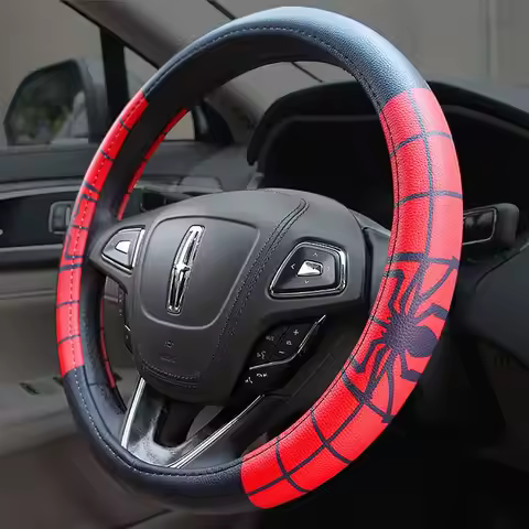 New Marvel The Avengers 4 Spiderman Cartoon Movie Steering Wheel Cover All Seasons Universal Non-Sli