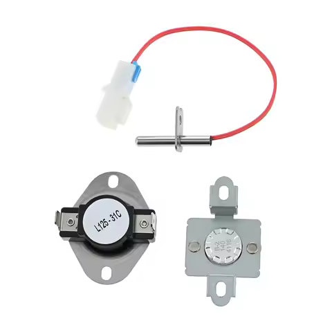 6931EL3003D Limit Thermostat, 6323EL2001B Thermistor, 6931EL3001E Thermostat for LG Dryer Replace AH