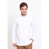 PUTIH Jobb ASDAS LOOK LINEN KOKO DRESS - WHITE