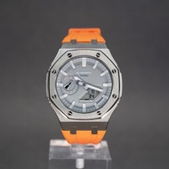 《改裝訂製》G-SHOCK特別限量版 男裝女裝手錶鋼錶 農家橡樹  Casioak Casio G Shock Special Limted Edition GA2100 Luxury Men Lad
