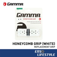 GAMMA Tennis Replacement Grip - Honeycomb (White) [Enso Lifestyle]