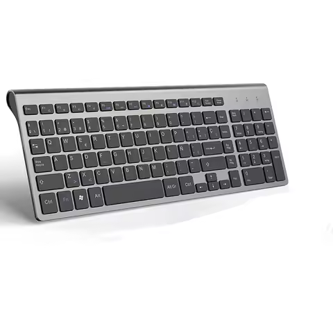 Wireless Keyboard,2.4G Slim And Compact,With Numeric Keys,Spanish Layout,Suitable For IMac/Mac, MacB