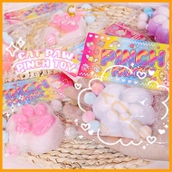 lakoe Mini Cat Paw Squishy Toy Cute Pinch Toy Plush Cat Paw Squeeze Toy Mainan Squishy Cat Paw Slow 