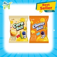 Samjin Cheese Ball Mini Mix Cheddar Cheese Taste 65g ซัมจิน แซมจิน มินิมิกซ์ เชดดาร์ ชีสเทส 65 กรัม Lorenz
