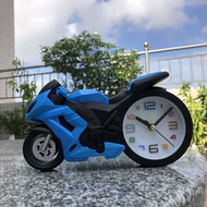 KECTTIO Plastic Motorcycle Alarm Clock Retro Motorcycle-themed  Alarm Clock Practical Drop-proof Bed