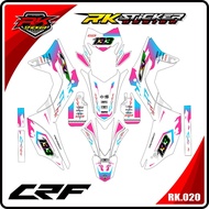 HONDA DECAL CRF 150 L FULL BODYHONDA - CAN REQUEST NAME AND NUMBER. RK.020