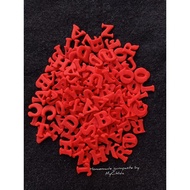 Homemade Gumpaste Abjad B