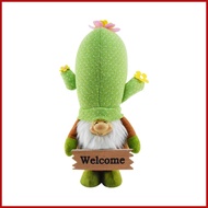 Cactus Dwarf Ornament Stuffed Gnome Plush Toy Soft Stuffed Gnome Toy Unique Stuffed Gnome Plush Toy 