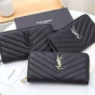 LV_ Bags Gucci_ Bag bagGenuine Leather Caviar Long Zipper Wallet OB1T