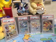 pokemon 寶可夢卡牌 PSA 10評級  小茂與 伊貝加 3連進化 火伊貝 水伊貝 雷伊貝  連號