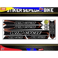 BICYCLE STICKER / Sticker set rightKiri bmx striping stem trim bicycle sticker decal polet lis strip