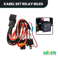 LED Biled Projector Lens Relay Cable Set HID/ - H4 (Single Projector 1 lamp)