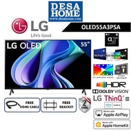 [2023 NEW MODEL] LG OLED55A3PSA REPLACE OLED55A2PSA 55" A3 4K SMART SELF-FIT OLED TV  WITH AI THINQ [FREE HDMI CABLE &amp; TV BRACKET]
