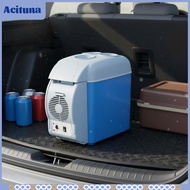 Portable Car Fridge Mini Refrigerator 7.5L Beverage Cooler Small Appliance for Travel Camping Office