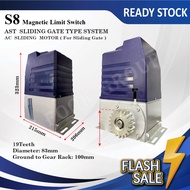 S8 MAGNETIC  LIMIT SWITCH  AC SLIDING TYPE AUTO GATE SYSTEM (2500KG)