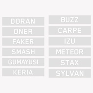 [T1] Korea VAL / LoL 2025 T1 DIY Marking Kit for Uniform Jacket