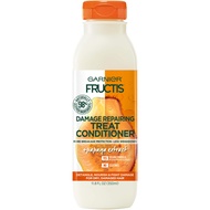 Garnier Fructis Damage Repairing Treat Conditioner, 98% Naturally Derived Ingredients, Papaya, Nouri