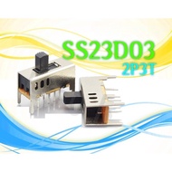 Ss23d03 Handle 8Pin 3pos 2P3T DP3T Vertical Slide Switch