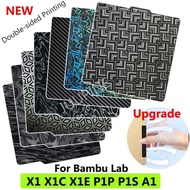 For Bambu Lab Build Plate Smooth Textured Maze Graffiti PEI PEO For Bambulab A1 Bambulab P1P P1s X1c