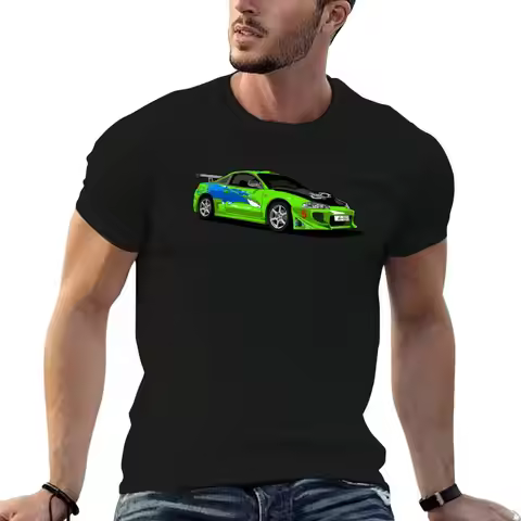 Fast and Furious Eclipse! T-Shirt Fashion Graphic Tee for Men