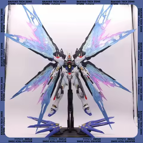 New Daban 8802S MG 1/100 Assembly Model Kit Strike Freedom MB Soul Blue Ver Style Color Action Figur