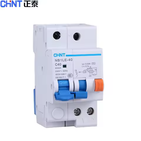 CHINT NB1LE-40 New Original Leakage Circuit Breaker 1P+N 2P 3P 3P+N 4P Household Switch 6A 10A 16A 2