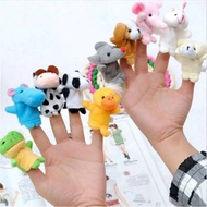 (10pcs) Finger Puppets / animal Spokes / Fingers family Story Props