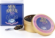TWG Tea Mon Amour Tea, Loose Leaf Black Tea Blend In Caviar Gift Tea Tin, 100G