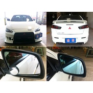 เลนส์กระจกมองข้าง ตัดแสงสีฟ้า MITSUBISHI LANCER EX  ( แลนเซอร์ อี เอ็กซ ) ปี  09-15  กระจกไม่หลอกตา