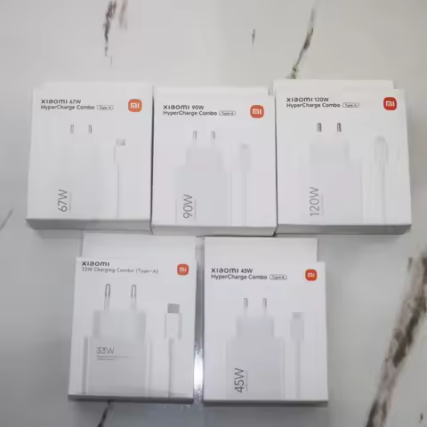 Xiaomi 33W 45W 67W 90W 120W Hyper Charge Cambo Power Adapter 6A USB A Cable For Xiaomi 15 14 13 12 1