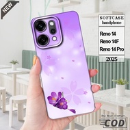 OPPO RENO 14 Case _OPPO RENO 14F _OPPO RENO 14 PRO _Cool elastic clear black silicone Case