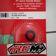 SEAL SIL WATTER WATER PUMP WATERPUMP SONIC CB 150 R CB150R SUPRA ORIGINAL HONDA AHMGTR 91205-KF0-003