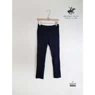 Beverly hills Skinny Pants Navy Blue Elastic Waist Condition: Slightly Dropped Colors