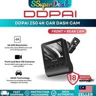 DDPAI Z50 4K 2160P Dash Cam GPS Front + Rear Cam