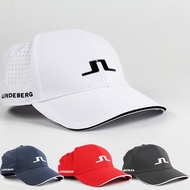 หลุมกอล์ฟใหม่การเผาไหม้หมวกเบสบอล Topi ไฟระบายอากาศหมวกคู่รักสามารถปรับได้ J.lindeberg DESCENTE ประตูเล็กๆน้อยๆ Joyfoottopi MALBON Uniqlo