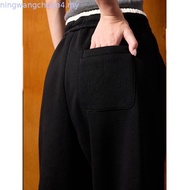 AIMER-Drawstring Satin Trousers Pants With Waist Seluar Perempuan Slack Pants Wanita Baggy Pants Wom