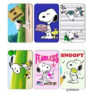 Snoopy Ezlink Card Sticker Protector Cartoon Stickers