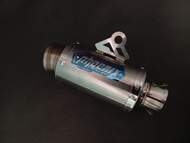 Selencer Silincer Knalpot Titanium Kompetisi Bore Up Dan Harian Model R9 15cm Bass Padat - ORIGINAL