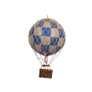 荷蘭 AUTHENTIC MODELS 熱氣球吊飾/ 藍色格子/ 8.5CM
