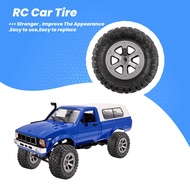4Pcs 73mm Tire Tyre Wheel for C14 C24 B24 B36 MN D90 MN-90 MN99S FY003 FY004 RC Car Upgrade Parts Ac