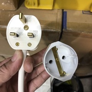 NEWEST ELECTRICAL EXTENSION CABLE UK PLUG AC PLUG 3 LEGS 1.5MM 1M