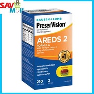 PreserVision 視力健康 維他命礦物質補充劑 AREDS2, 210粒迷你軟膠囊, 平行進口, 食期 2027.10