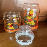 【全新未使用】絕版 小熊維尼 迪士尼授權 糖果罐 罐子 收納罐 食物罐