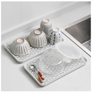 Good Room Meow house Instant Net Drain Tray-Rectangular Small, Kitchen Tableware Storage Helper, 1pc