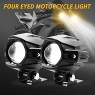 Motorcycle LED Light Mini Driving Light Spot Light White Yellow High and low light Motorcycle Fog La
