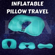 Pressing Inflation Pillow U - Shaped Pillow Travel Soft U Pillow Neck Support Cushion Air Charge pil
