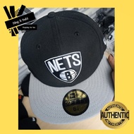 NEW ERA BROOKLYN NETS FITTED CAP SIZE 6 7/8