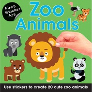 [sgstock] First Sticker Art: Zoo Animals: Use Stickers to Create 20 Cute Zoo Animals - [Paperback]
