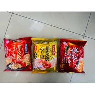 Japan HONDA Kameda Seika Iron Fire Grilled Rice Crackers Shrimp Salt Seaweed Flavored 57g/Sweet Mayo
